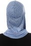 Silva Cross - Indigo Al Amira One-Piece Hijab