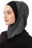 Silva Plain - Zwart & Wit Al Amira One-Piece Hijab