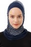 Silva Plain - Marineblauw Al Amira One-Piece Hijab