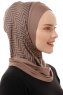 Silva Plain - Donker Taupe Al Amira One-Piece Hijab