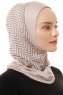 Silva Plain - Licht Taupe Al Amira One-Piece Hijab