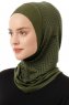 Silva Plain - Khaki Al Amira One-Piece Hijab