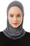 Silva Plain - Donker Grijs Al Amira One-Piece Hijab