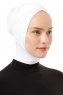 Elnara - Creme Cross Hijab Onderkapje