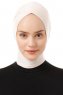 Elnara - Beige Cross Hijab Onderkapje