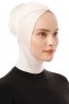 Elnara - Beige Cross Hijab Onderkapje