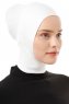 Elnara - Creme Plain Hijab Onderkapje