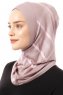 Ekose Plain - Steen Grijs Al Amira One-Piece Hijab