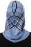 Ekose Cross - Indigo Al Amira One-Piece Hijab