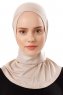 Ceren - Licht Taupe Praktisch Viscose Hijab
