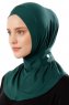 Ceren - Donkergroen Praktisch Viscose Hijab