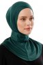 Ceren - Donkergroen Praktisch Viscose Hijab