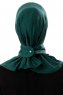 Ceren - Donkergroen Praktisch Viscose Hijab