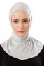 Ceren - Lichtgrijs Praktisch Viscose Hijab