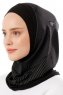 Wind Plain - Zwart & Lichtgrijs Al Amira One-Piece Hijab