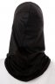 Wind Plain - Zwart & Lichtgrijs Al Amira One-Piece Hijab