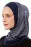 Wind Plain - Marineblauw Al Amira One-Piece Hijab