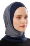 Wind Plain - Marineblauw Al Amira One-Piece Hijab