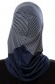 Wind Plain - Marineblauw Al Amira One-Piece Hijab