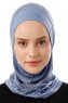 Wind Plain - Indigo Al Amira One-Piece Hijab