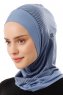 Wind Plain - Indigo Al Amira One-Piece Hijab