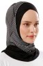 Wind Cross - Zwart & Lichtgrijs Al Amira One-Piece Hijab