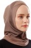 Wind Cross - Donker Taupe Al Amira One-Piece Hijab