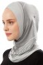 Wind Cross - Lichtgrijs Al Amira One-Piece Hijab