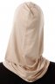 Logo Plain - Licht Taupe Al Amira One-Piece Hijab