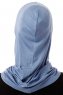 Logo Plain - Indigo Al Amira One-Piece Hijab