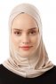 Logo Cross - Licht Taupe Al Amira One-Piece Hijab
