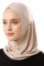 Logo Cross - Licht Taupe Al Amira One-Piece Hijab