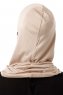 Logo Cross - Licht Taupe Al Amira One-Piece Hijab
