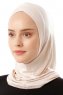 Logo Cross - Beige Al Amira One-Piece Hijab