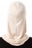 Logo Cross - Beige Al Amira One-Piece Hijab