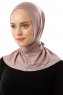 Sportif Plain - Steen Grijs Praktisch Viscose Hijab