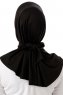 Sportif Cross - Zwart & Gold Praktisch Viscose Hijab