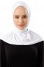 Sportif Cross - Wit Praktisch Viscose Hijab