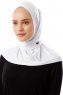 Sportif Cross - Wit Praktisch Viscose Hijab