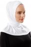 Sportif Cross - Wit Praktisch Viscose Hijab