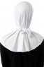 Sportif Cross - Wit Praktisch Viscose Hijab