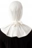 Sportif Cross - Creme Praktisch Viscose Hijab