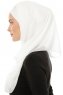 Alara Plain - Creme One Piece Chiffon Hijab