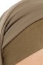 Alara Plain - Olijfgroen One Piece Chiffon Hijab