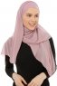 Alara Plain - Purper One Piece Chiffon Hijab