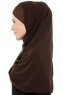 Alara Cross - Bruin One Piece Chiffon Hijab