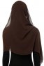 Alara Cross - Bruin One Piece Chiffon Hijab
