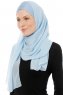 Alara Cross - Lichtblauw One Piece Chiffon Hijab