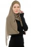Alara Cross - Olijfgroen One Piece Chiffon Hijab