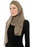 Alara Cross - Olijfgroen One Piece Chiffon Hijab